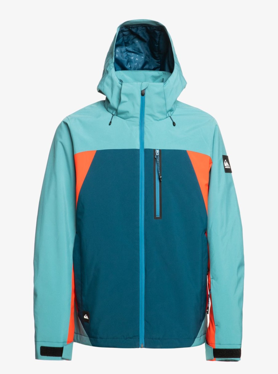 Homme Quiksilver Vestes De Snow | Mission Plus - Veste De Snow Technique Pour Homme Majolica Blue