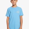 Garcon Quiksilver T-Shirts | Taking Roots - T-Shirt Pour Garcon 8-16 Azure Blue