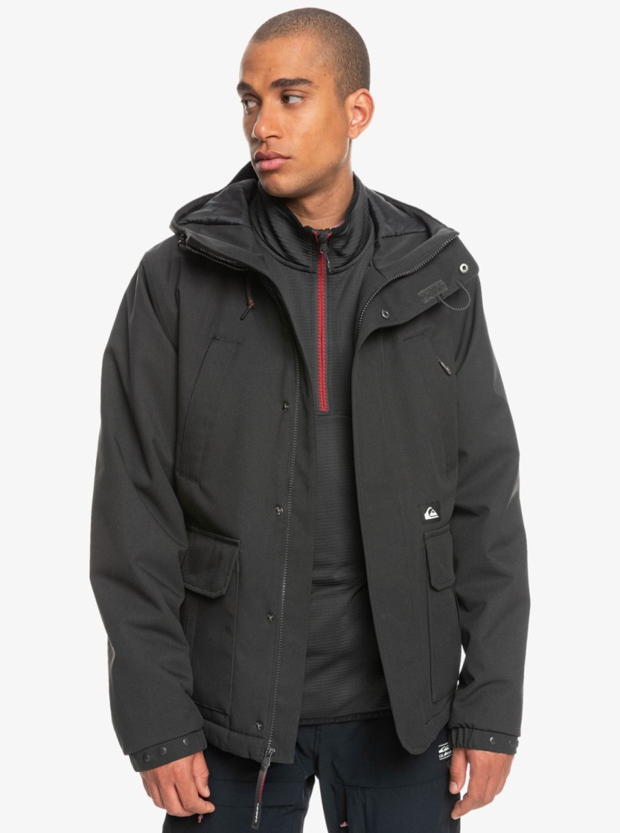 Homme Quiksilver Vestes & Manteaux | Futur Arris - Veste Impermeable Pour Homme Phantom