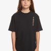 Garcon Quiksilver T-Shirts | Omni Serpent - T-Shirt Pour Garcon 8-16 Black