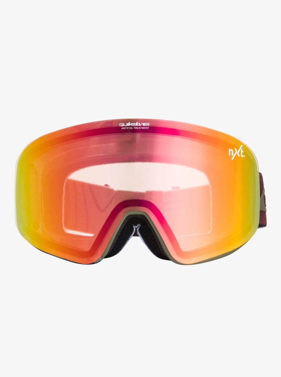 Homme Quiksilver Accessoires | Qsrc Nxt - Masque De Ski/Snowboard Pour Homme Fade Out/Nxt Mlv Red S1S3