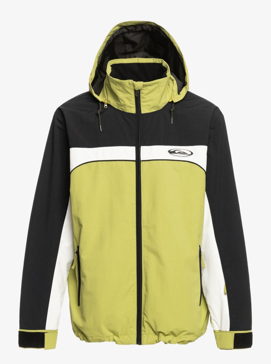 Homme Quiksilver Vestes De Snow | Live Wire - Veste De Snow Technique Pour Homme Green Olive