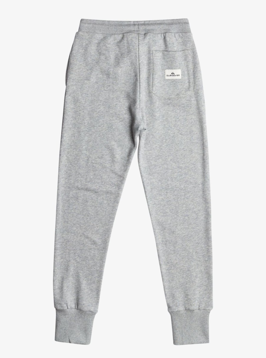 Garcon Quiksilver Pantalons | Easy Day Slim - Pantalon De Jogging Pour Garcon 8-16 Light Grey Heather