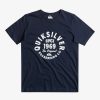 Garcon Quiksilver T-Shirts | Circled Script - T-Shirt Pour Garcon 8-16 Navy Blazer