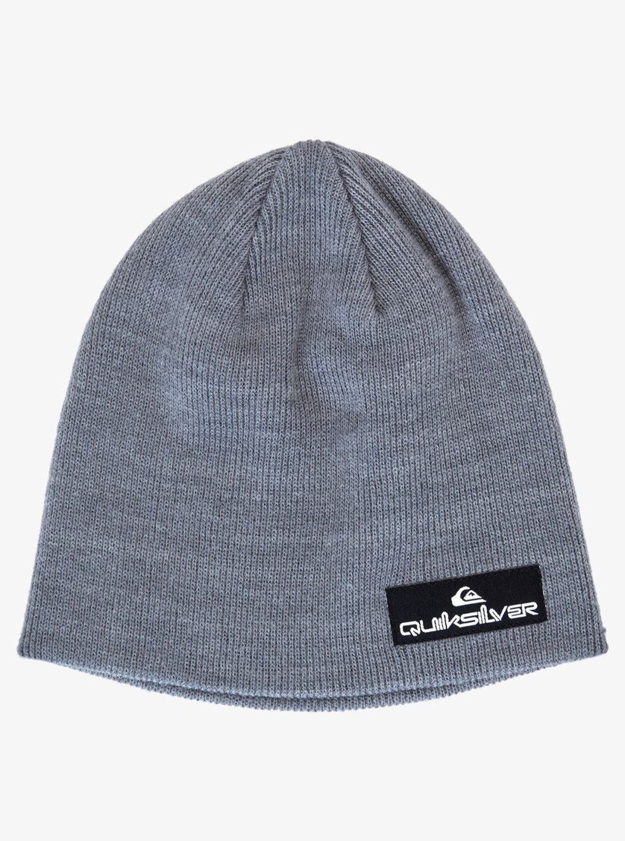 Garcon Quiksilver Accessoires | Cushy - Bonnet Pour Garcon 8-16 Light Grey Heather