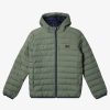 Garcon Quiksilver Vestes & Manteaux | Scaly - Doudoune Pour Garcon 8-16 Laurel Wreath