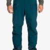 Homme Quiksilver Pantalons De Snow | Boundry - Pantalon De Snow Pour Homme Majolica Blue