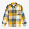 Garcon Quiksilver Chemises | Motherfly Boy - Chemise Manches Longues Pour Garcon 2-7 Mustard Motherfly