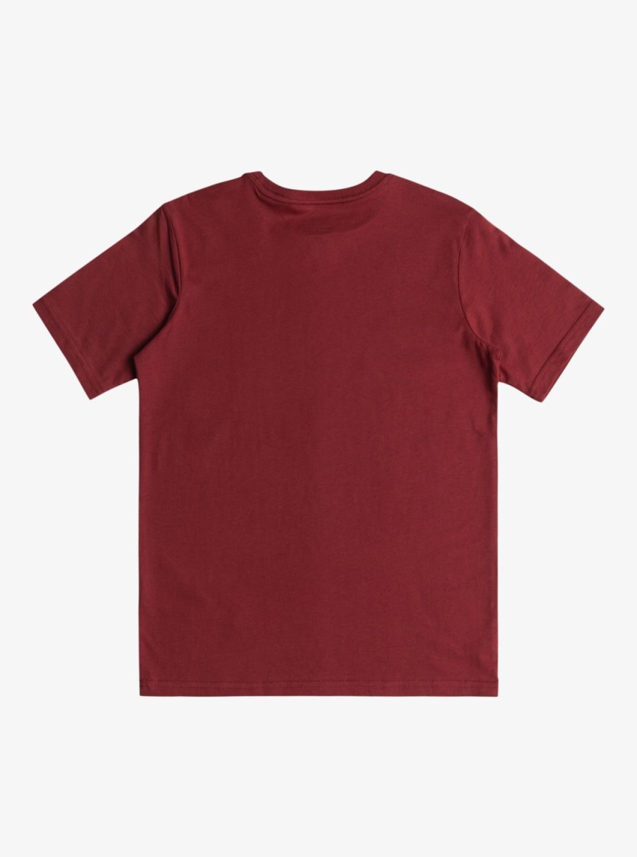 Garcon Quiksilver T-Shirts | Qs Mind Barrel - T-Shirt Pour Garcon 8-16 Tibetan Red