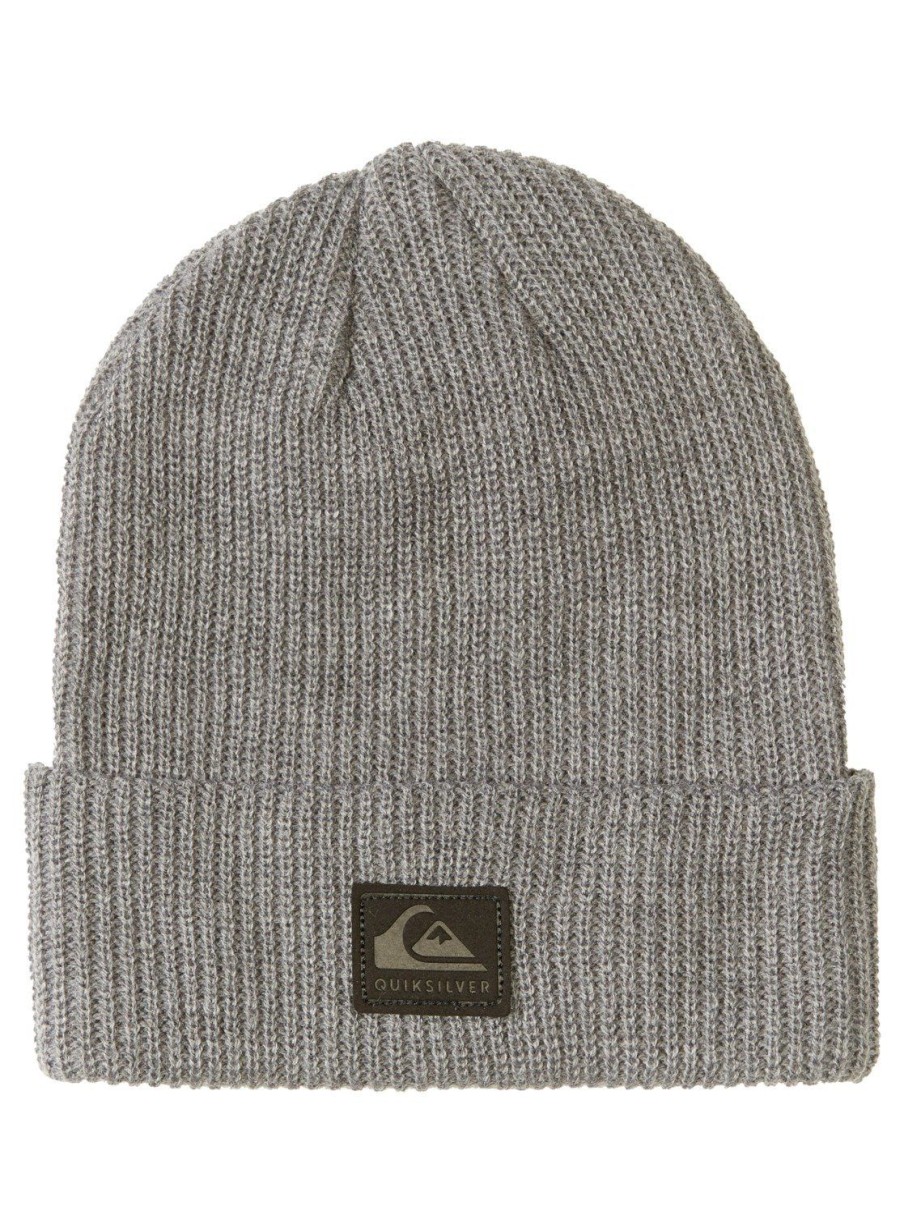 Homme Quiksilver Accessoires | Performer - Bonnet A Revers Pour Homme Medium Grey Wash