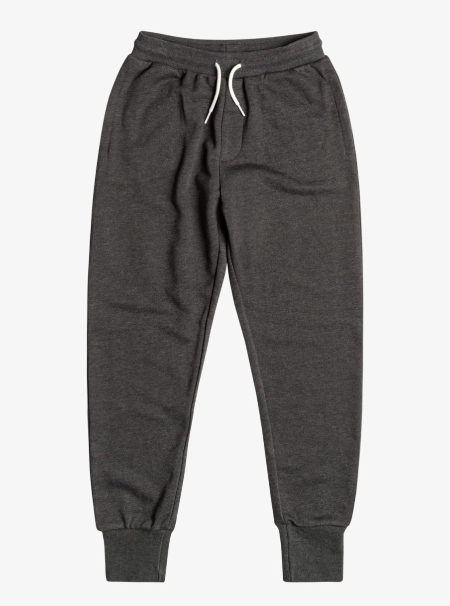 Garcon Quiksilver Pantalons | Easy Day Slim - Pantalon De Jogging Pour Garcon 8-16 Dark Grey Heather