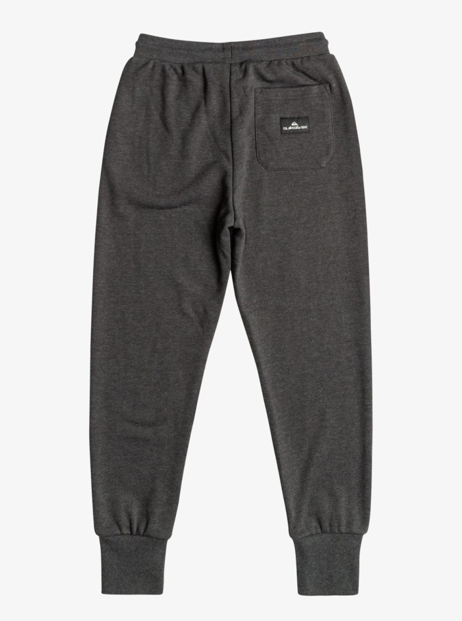 Garcon Quiksilver Pantalons | Easy Day Slim - Pantalon De Jogging Pour Garcon 8-16 Dark Grey Heather