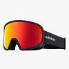 Homme Quiksilver Accessoires | Browdy Color Luxe - Masque De Ski/Snowboard Pour Homme Black/Clux Ml Red S3