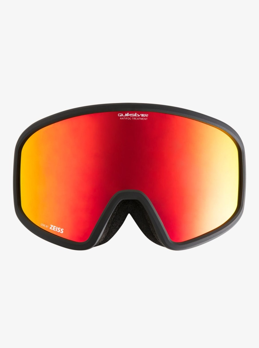 Homme Quiksilver Accessoires | Browdy Color Luxe - Masque De Ski/Snowboard Pour Homme Black/Clux Ml Red S3