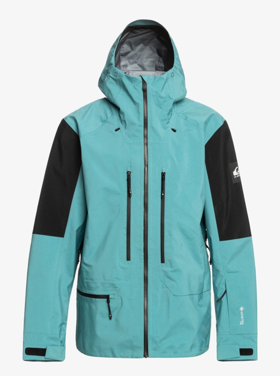 Homme Quiksilver Vestes & Manteaux | Highline Pro Travis Rice 3L Gore-Tex® - Veste De Snow Technique Pour Homme Brittany Blue