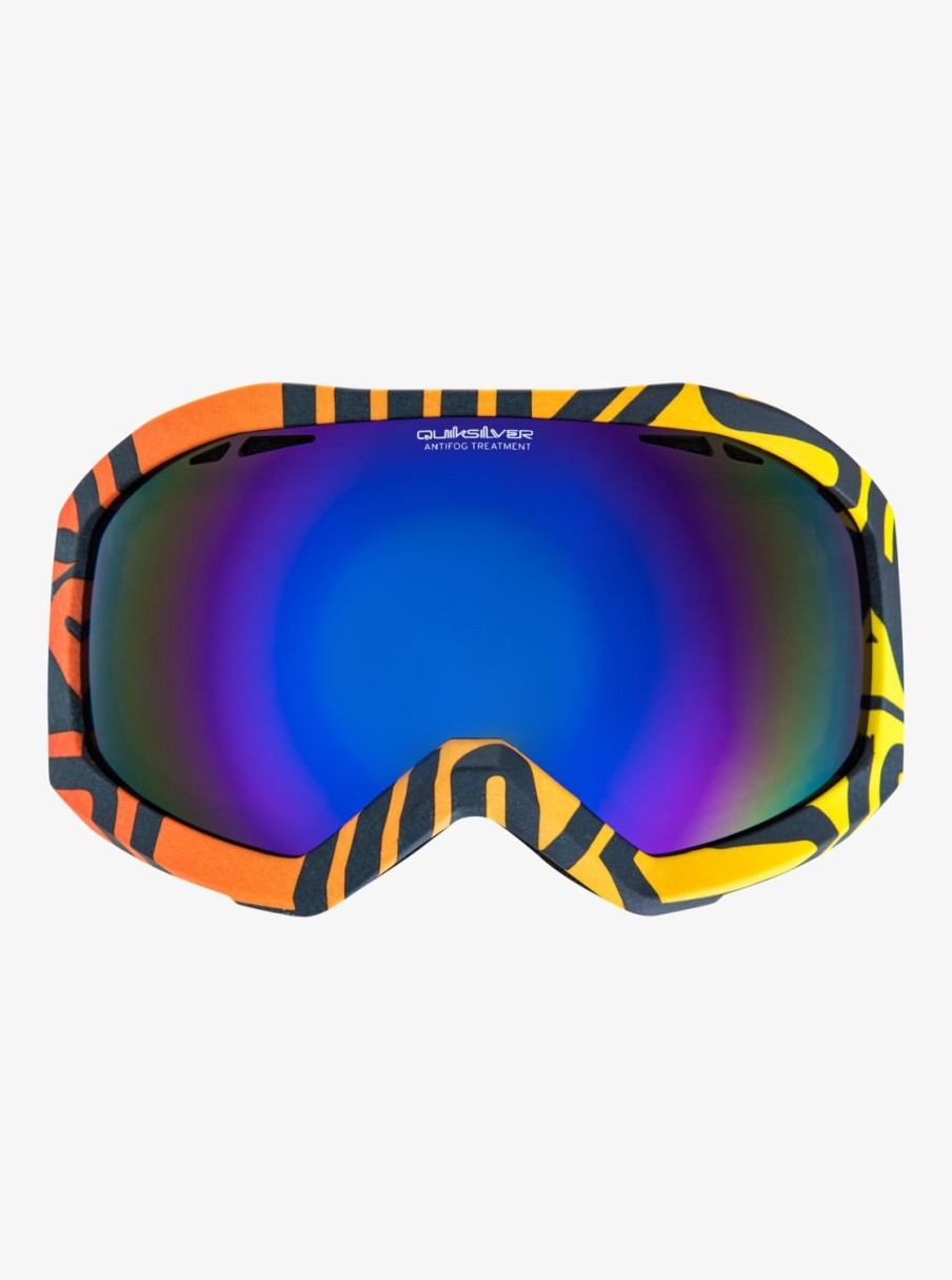 Garcon Quiksilver Accessoires | Fenom Jr - Masque De Ski/Snowboard Pour Garcon Silver Tip/Ml Blue S3