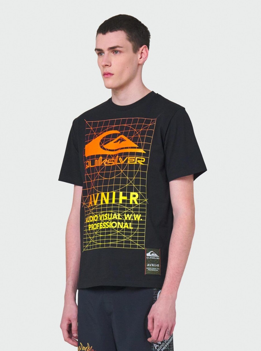 Homme Quiksilver T-Shirts & Polos | Avnier Source Mire - T-Shirt Unisex Black