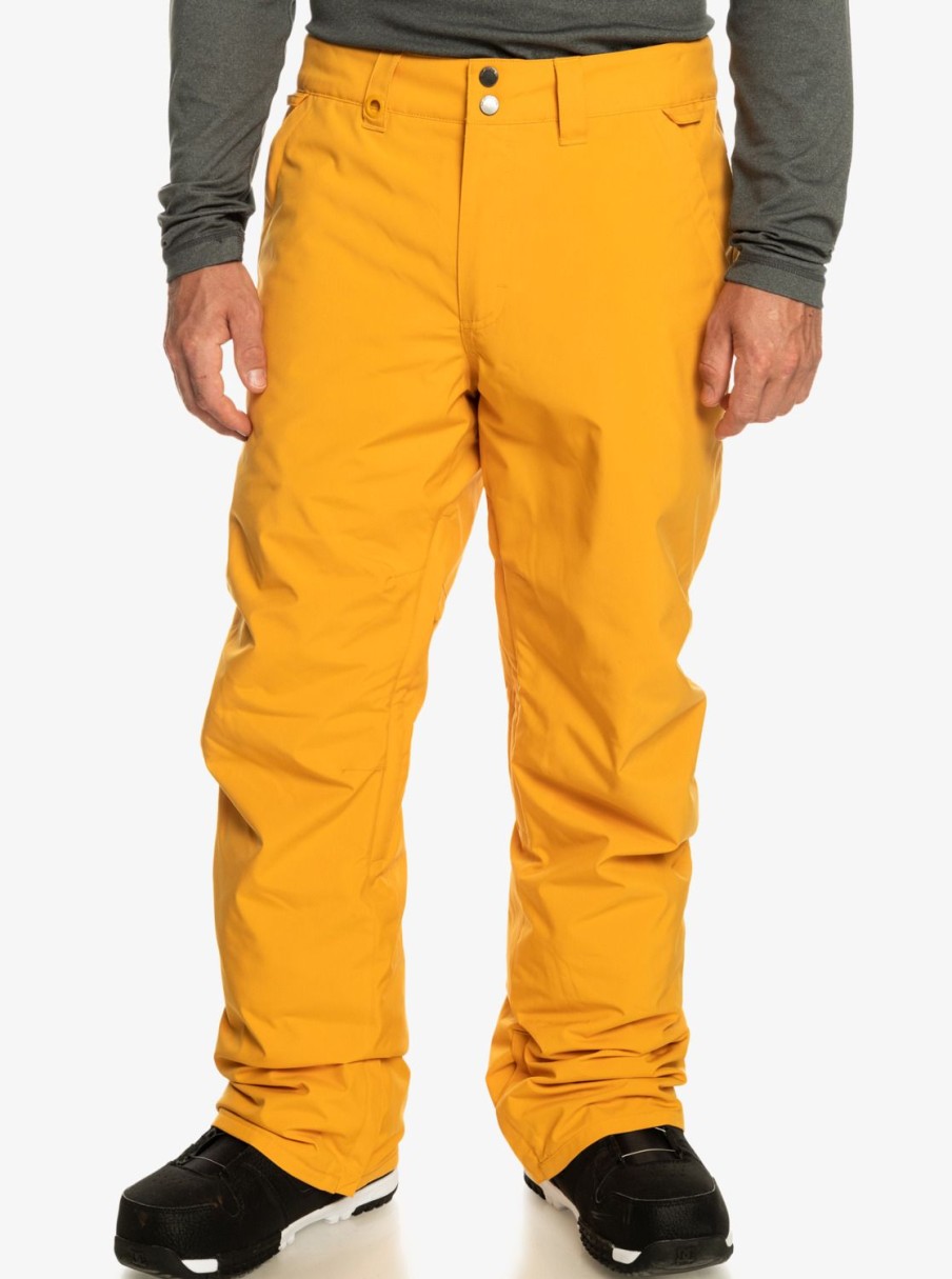 Homme Quiksilver Pantalons De Snow | Estate - Pantalon De Snow Pour Homme Mineral Yellow