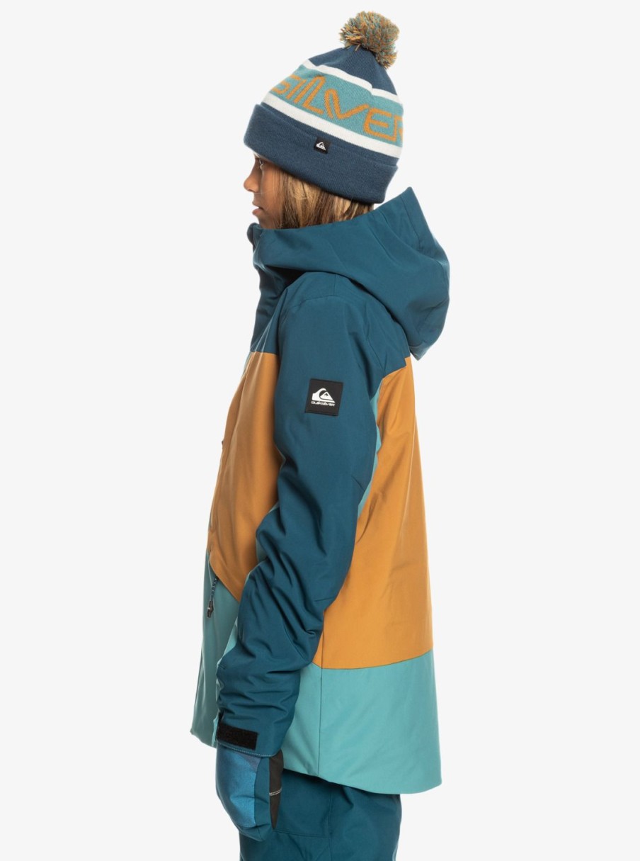 Garcon Quiksilver Accessoires | Ambition - Veste De Snow Technique Pour Garcon 8-16 Ans Majolica Blue