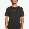 Homme Quiksilver T-Shirts & Polos | Urban Volcano - T-Shirt Pour Homme Black