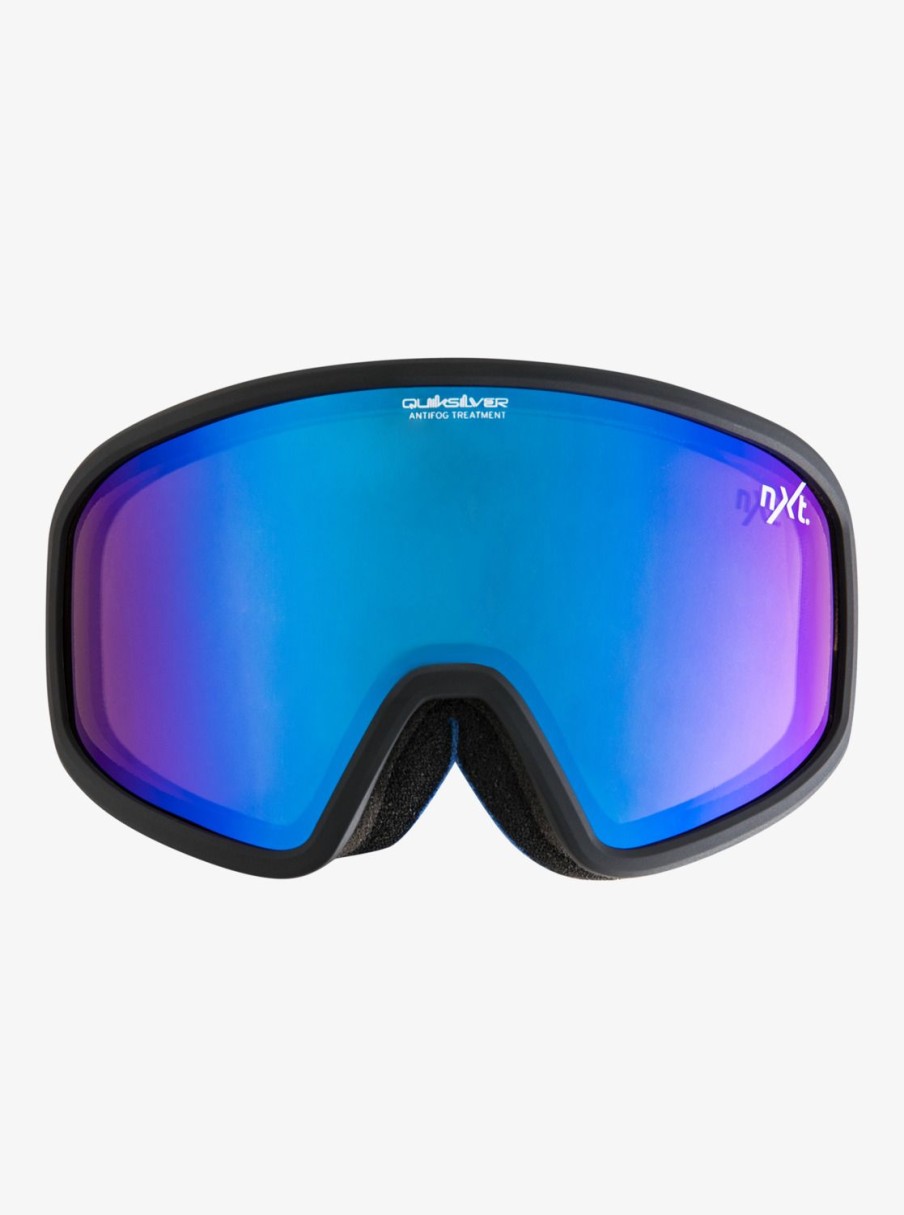 Homme Quiksilver Accessoires | Browdy Nxt - Masque De Ski/Snowboard Pour Homme Black/Nxt Mlv Blue S1S3