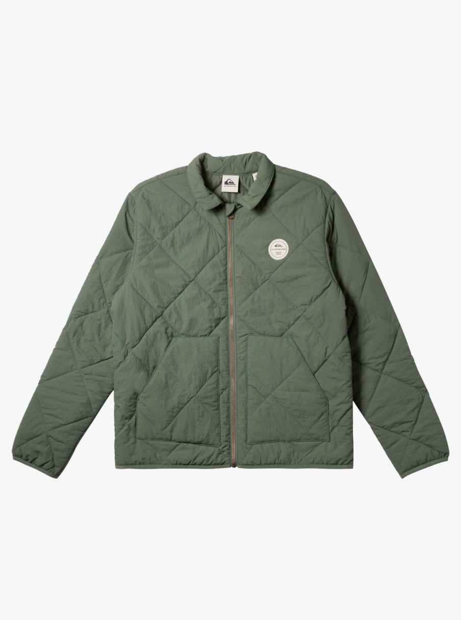 Garcon Quiksilver Vestes & Manteaux | Rage From Gen - Veste Matelassee Pour Garcon 8-16 Laurel Wreath