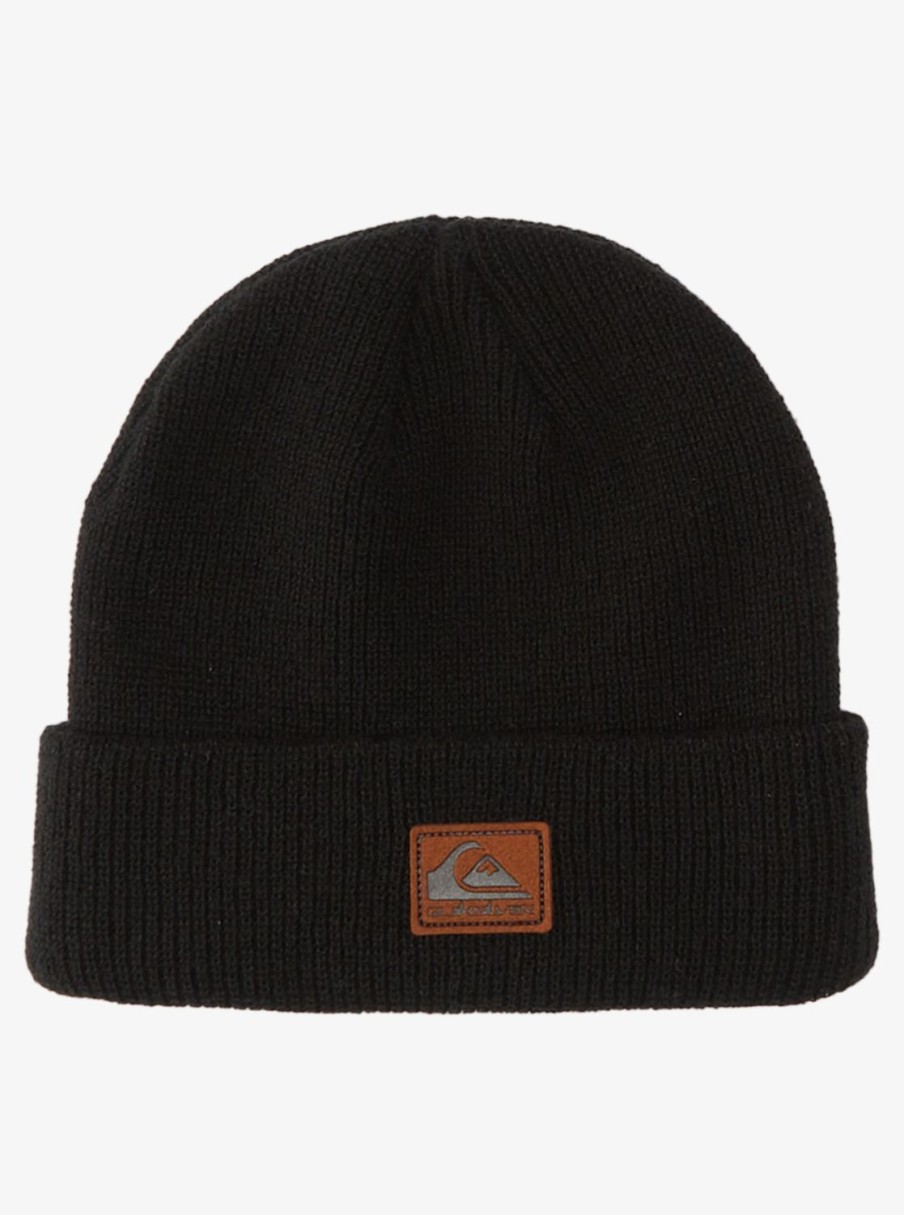 Homme Quiksilver Accessoires | Performer - Bonnet A Revers Pour Homme Black