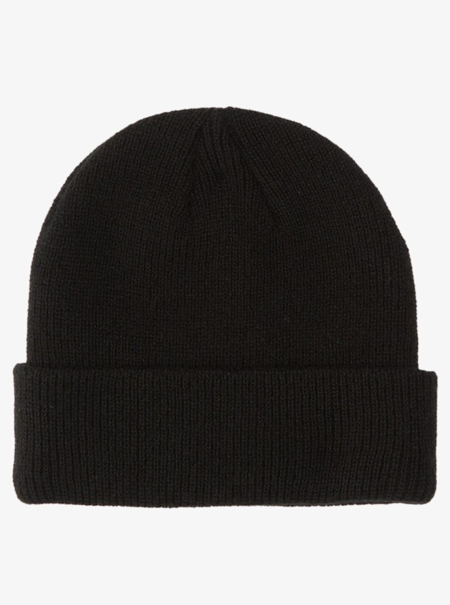 Homme Quiksilver Accessoires | Performer - Bonnet A Revers Pour Homme Black