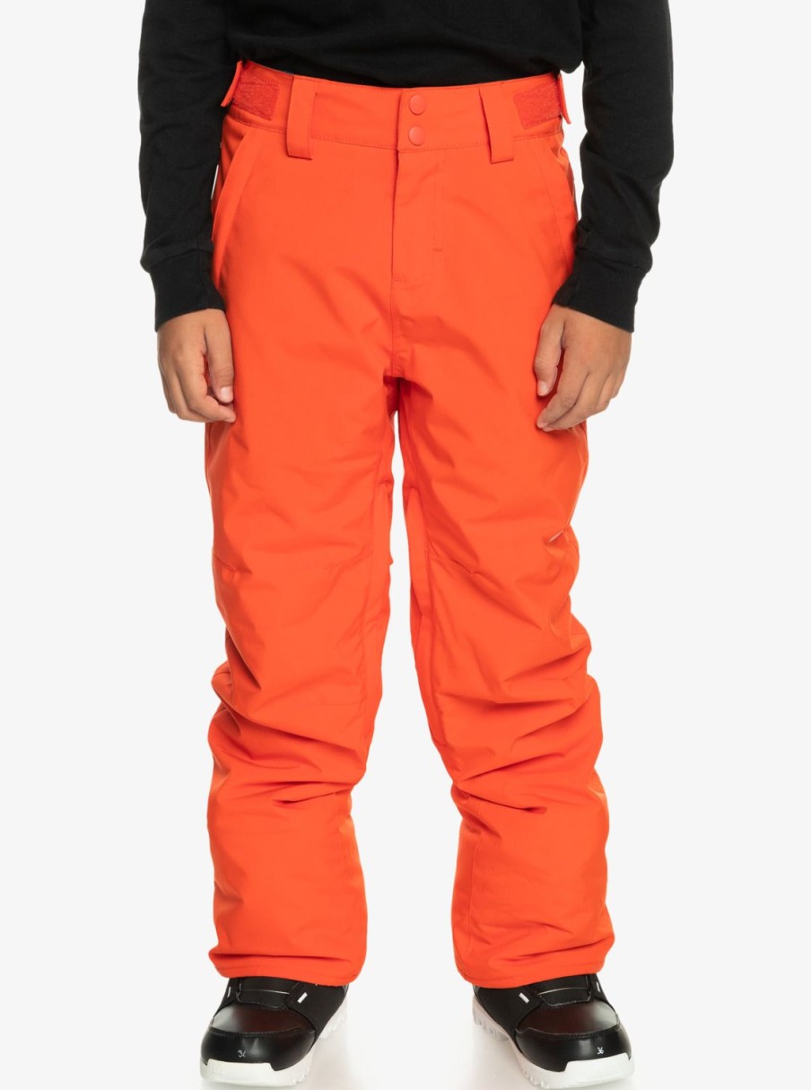 Garcon Quiksilver Accessoires | Estate - Pantalon De Snow Technique Pour Garcon 8-16 Ans Grenadine