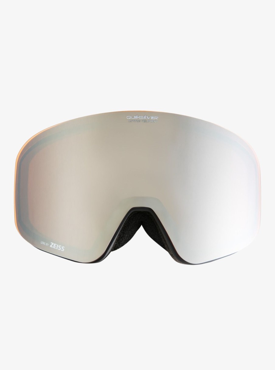 Homme Quiksilver Accessoires | Qsrc Color Luxe - Masque De Ski/Snowboard Pour Homme Black/Clux Ml Silver S3