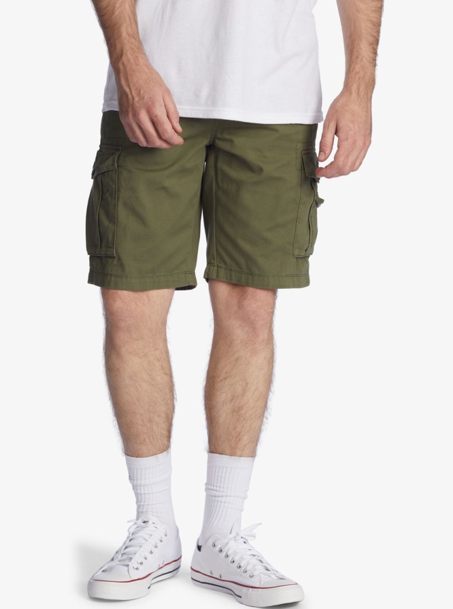 Homme Quiksilver Shorts | Crucial Battle 21" - Short Cargo Pour Homme Blue Nights