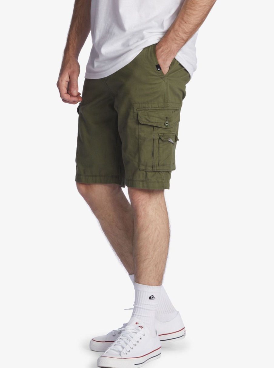 Homme Quiksilver Shorts | Crucial Battle 21" - Short Cargo Pour Homme Blue Nights