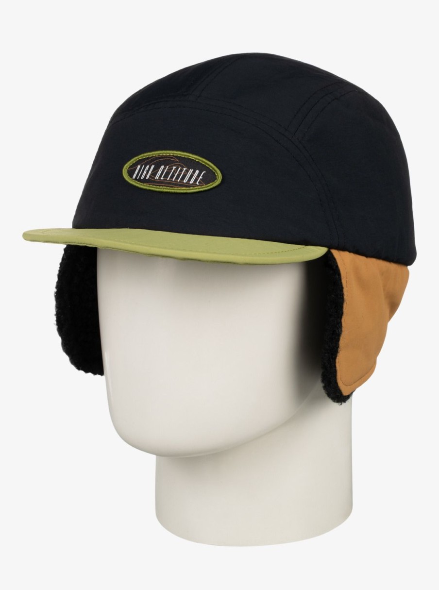 Homme Quiksilver Casquettes & Chapeaux | High Time - Casquette En Nylon Green Olive