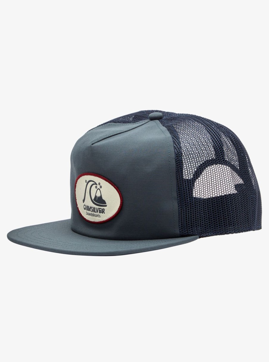 Homme Quiksilver Casquettes & Chapeaux | Originals - Casquette Trucker Pour Homme Dark Slate