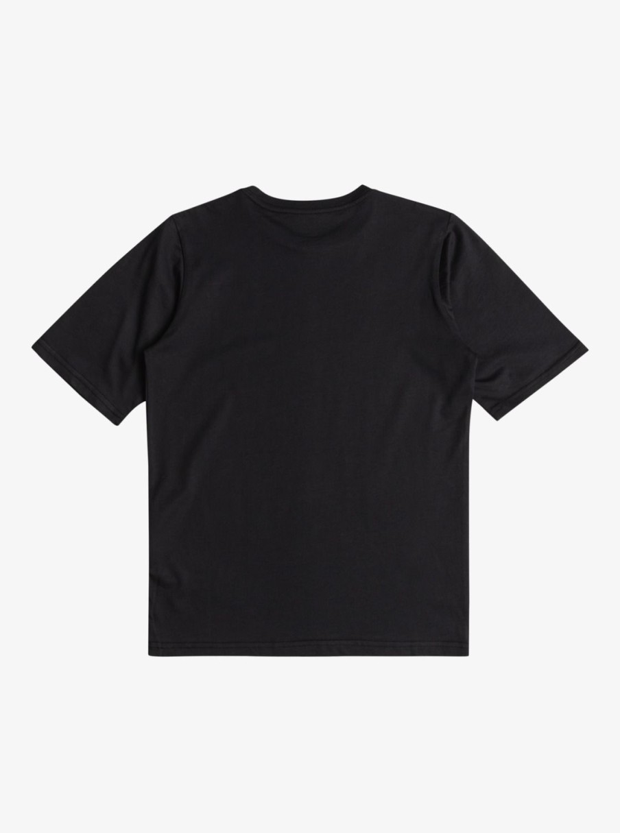 Garcon Quiksilver T-Shirts | Qs Mind Barrel - T-Shirt Pour Garcon 8-16 Black