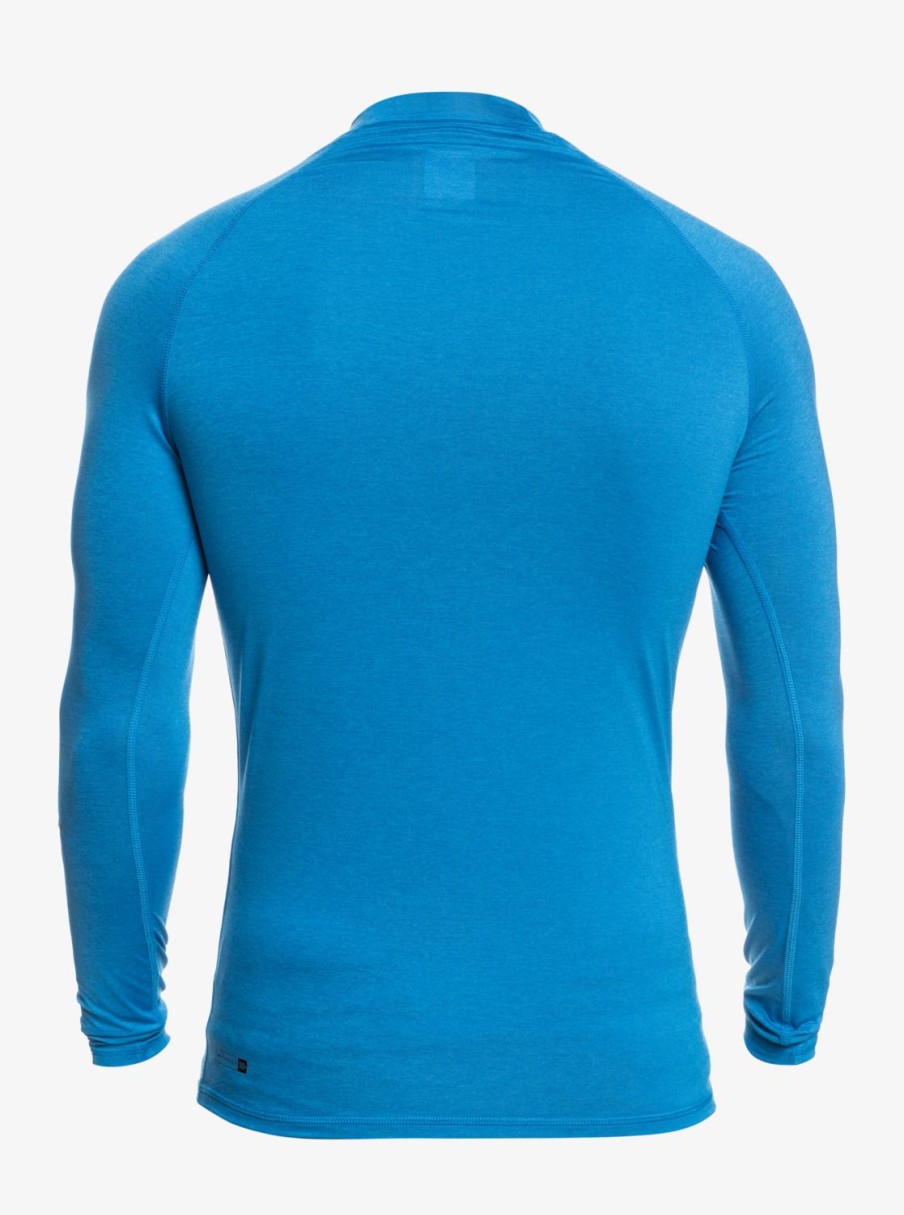 Homme Quiksilver Lycras & Surf-Tees | All Time - Lycra Manches Longues Upf 50 Pour Homme Snorkel Blue Heather