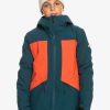 Garcon Quiksilver Accessoires | Ambition - Veste De Snow Technique Pour Garcon 8-16 Ans Grenadine